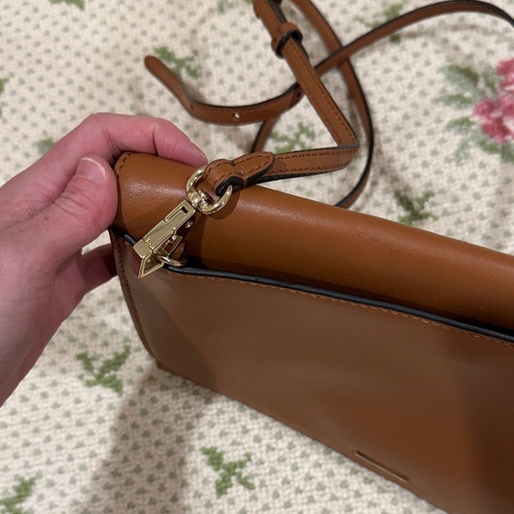 Rebecca Minkoff Brown Leather Crossbody Bag with Multicolor Tassels - Picture 6 of 10